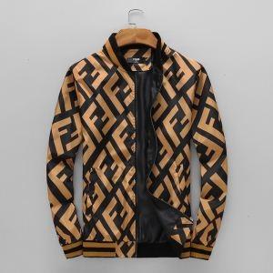 秋冬新作品のFE2132 FF LOGO KNIT BOMBERフェンディコピーFENDIメンズジャケット大特価品