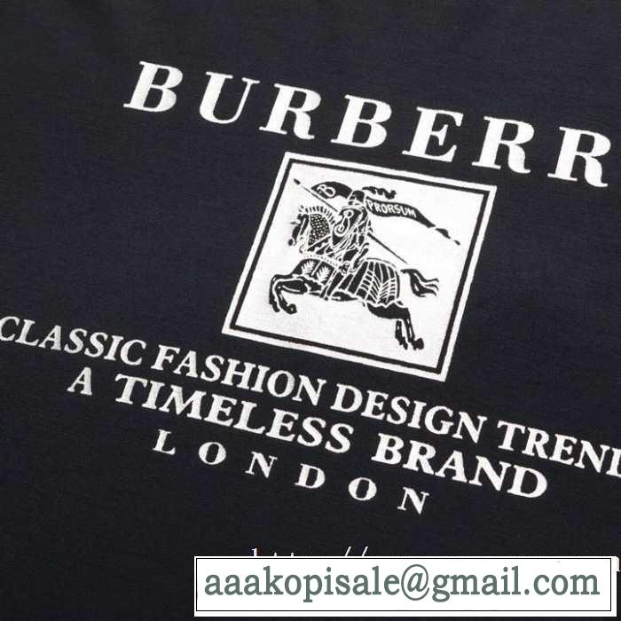 速報！2019年秋ファッショントレンド バーバリー BURBERRY 長袖Tシャツ 3色可選 新作アイテムが今年流