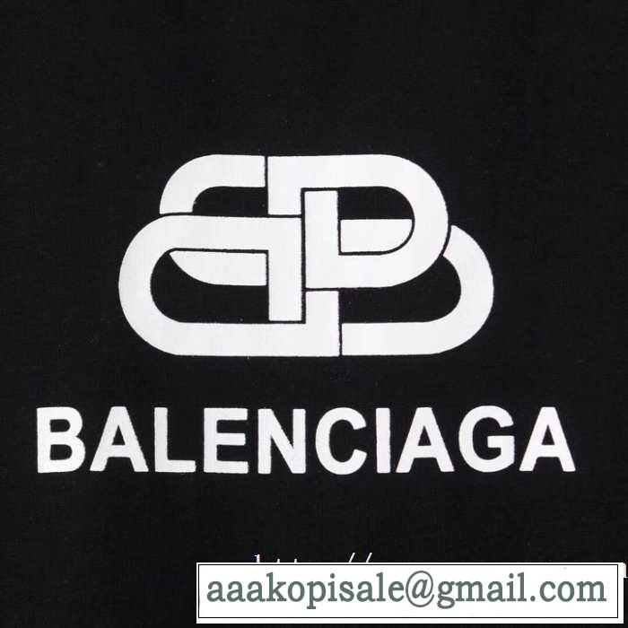 現在流行中のおすすめ人気 最重要！2019秋冬トレンド バレンシアガ Balenciaga 長袖Tシャツ 2色可選