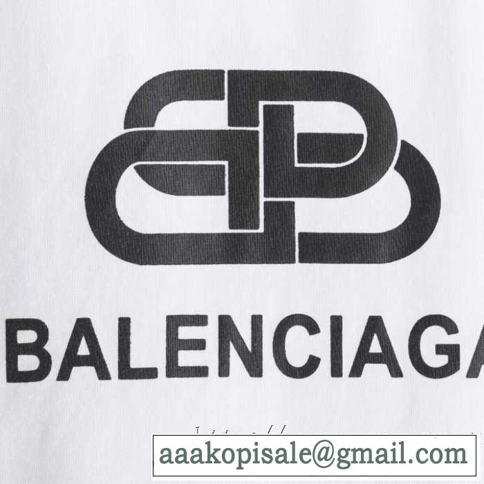 現在流行中のおすすめ人気 最重要！2019秋冬トレンド バレンシアガ Balenciaga 長袖Tシャツ 2色可選