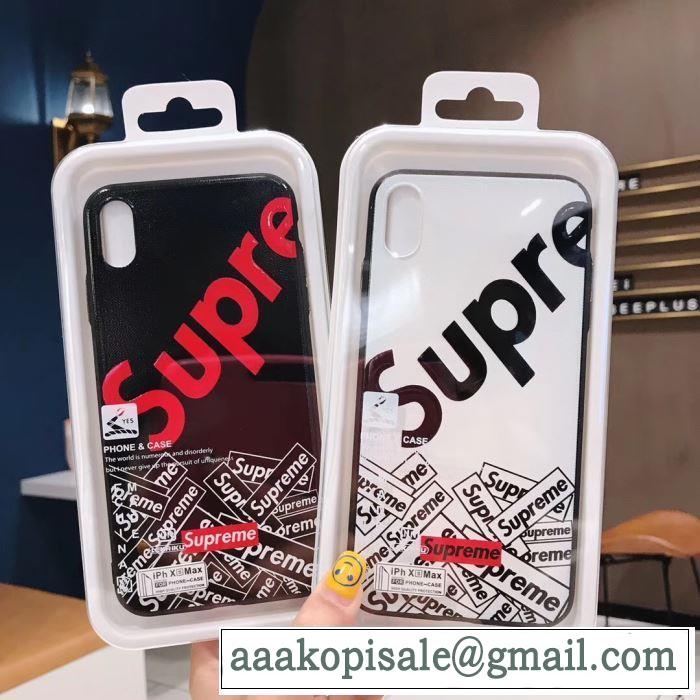 機能性が良くブランド新品 スマートフォンケース 2色可選 使いやすさのトレンド シュプリーム SUPREME 2019-2020秋冬のファッション