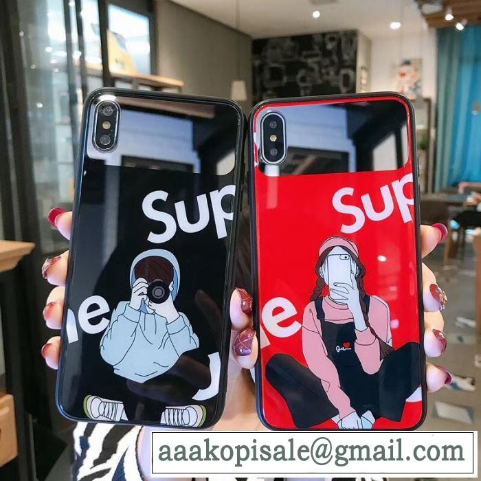 シュプリーム 2色可選 重要2019秋冬トレンド  SUPREME 秋冬ファッションコーディネート スマートフォンケース 最新トレンドコーデおすすめ