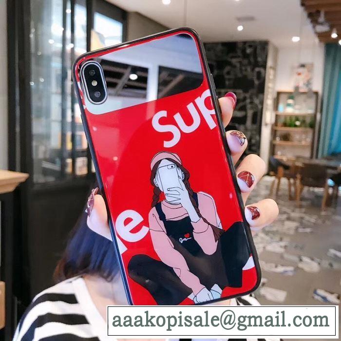 シュプリーム 2色可選 重要2019秋冬トレンド  SUPREME 秋冬ファッションコーディネート スマートフォンケース 最新トレンドコーデおすすめ