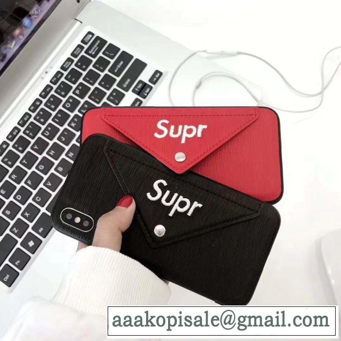 2色可選 スマートフォンケース 機能性が良くブランド新品 シュプリーム 使いやすさのトレンド SUPREME 2019-2020秋冬のファッション