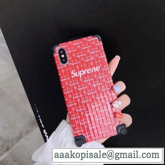 一番おしゃれ秋冬トレンド スマートフォンケース 2色可選 2019秋に注目したい シュプリーム SUPREME おしゃれさんはいち早く取り