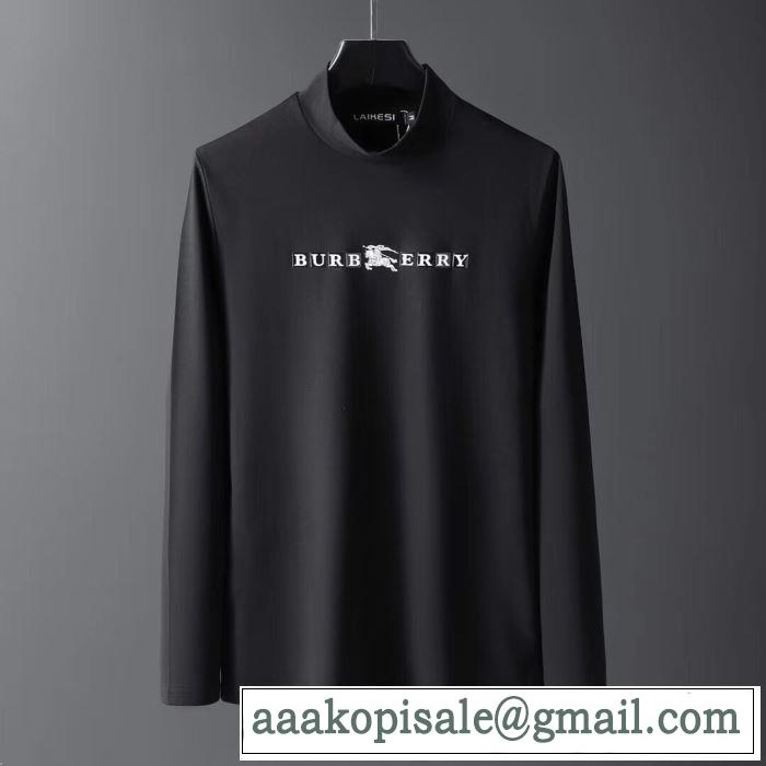 3色可選 長袖/Tシャツ 2019トレンドファッション新品バーバリー BURBERRY もちろん相性抜群