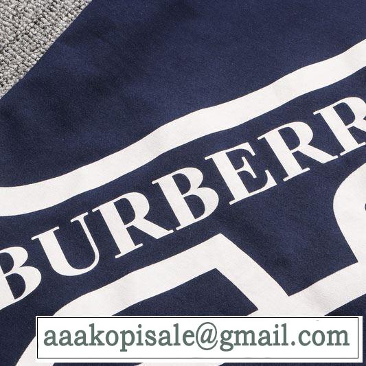 BURBERRY　3色可選　最もオススメ　バーバリー 世界共通のアイテム　半袖Tシャツ　海外でも大人気