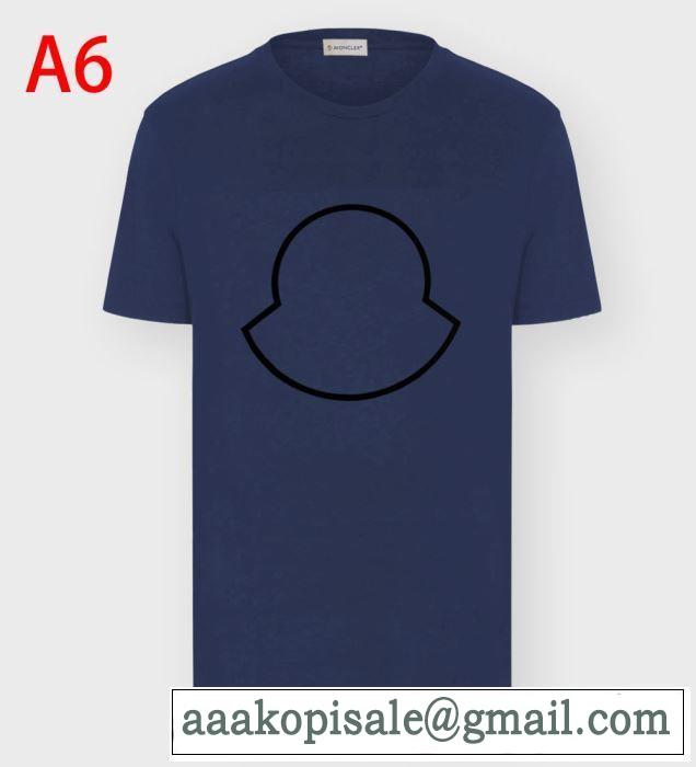 人気ランキング最高MONCLER Geniusプリント ｔシャツ モンクレール コピー メンズ 着こなしコットンウェア コーディネート 黒