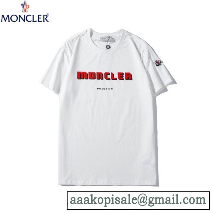 希少入手困難MONCLERモンクレール アーケード Tシャツ 使いやすい 2020年の新作アイテム 品質保証 ブラック ホワイト