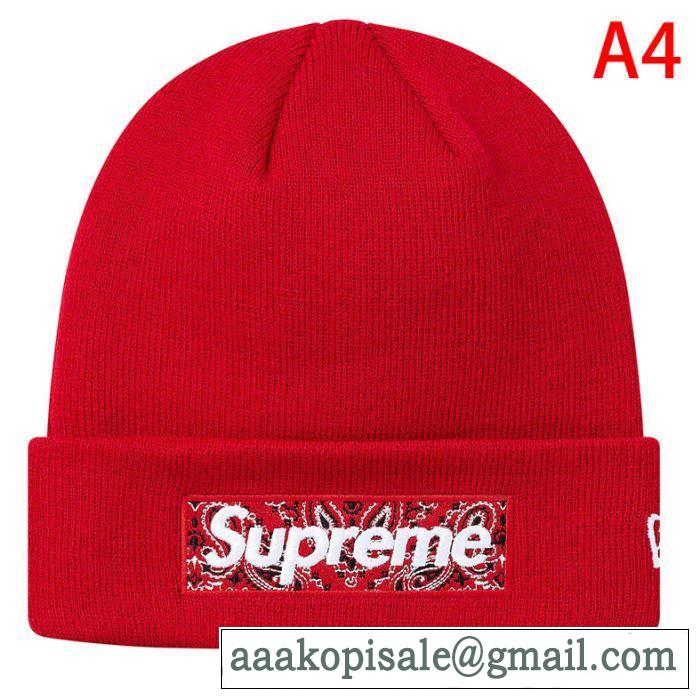 シュプリーム SUPREME 多色可選 2020年春限定 Supreme 19FW New Era Box Logo Beanie ニット帽/ニットキャップ