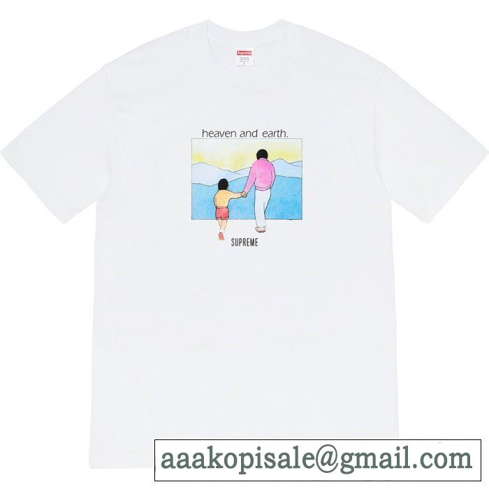 2色可選 Supreme 19FW Heaven And Earth Tee  シュプリーム SUPREME Tシャツ/半袖 さらに魅力的
