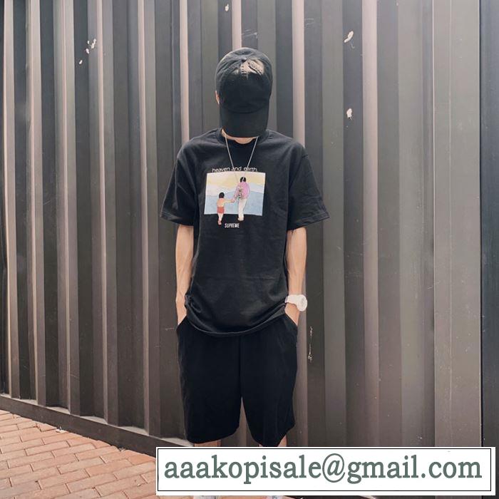 2色可選 Supreme 19FW Heaven And Earth Tee  シュプリーム SUPREME Tシャツ/半袖 さらに魅力的