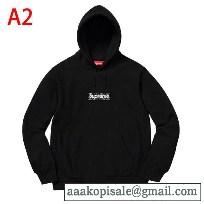 お値段もお求めやすい 多色可選 パーカー SUPREME Bandana Box Logo Hooded Sweatshirt 2020年春夏コレクション