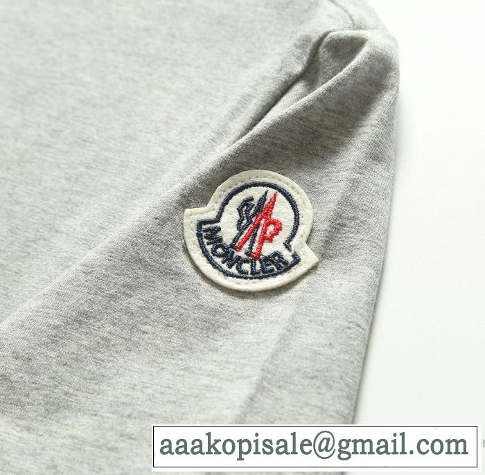 3色可選 春夏コレクション新品 半袖Tシャツ 程よい最新作 モンクレール MONCLER 大活躍する