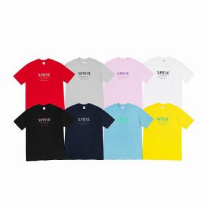 合わせやすい 8色可選気になる流行色おすすめ 2021春夏新作 半袖Tシャツ シュプリーム SUPREME シュプリーム コピー