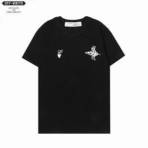 個性派春夏新作 Off-White オフホワイト半袖 Tシャ...