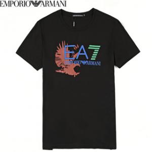 ARMANI アルマーニ 通販 半袖tシャツ ロゴプリント レトロなルック ストレスフリーな着心地 3色展開