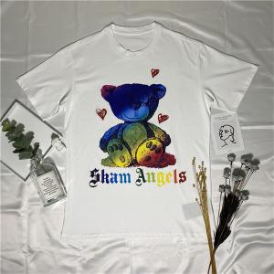 存在感抜群な熊フォトプリントPalm Angles半袖ｔシャツ今季ストリートの先端を走るアイテム