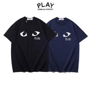 夏に絶対手に入れたいの一枚 ギャルソン 半袖Ｔシャツ 2色展開 コーディネートがやすい