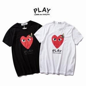 体型をほっそり見せてくれるアイテム コムデギャルソン ユニセックス半袖ｔシャツコピー