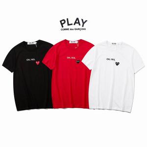 無地ながらも存在感のある表情を見せるカットソー CDGギャルソン半袖ｔシャツ 3色展開