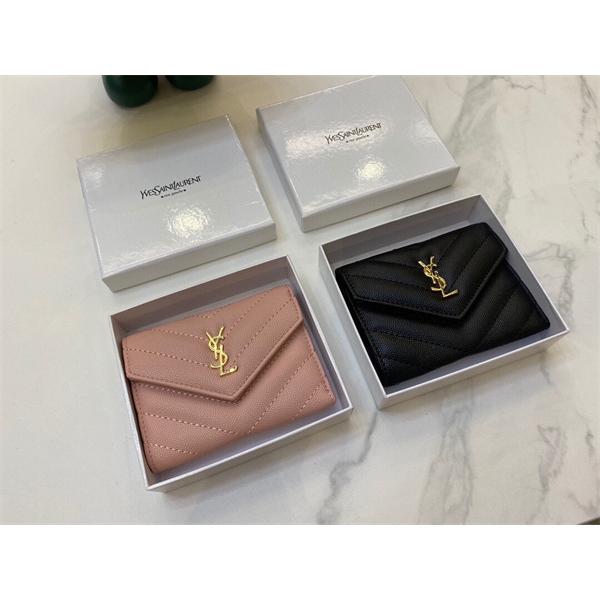 三つ折り財布 レディースYSL サンローランSaint Laurent コピーシンプルでコーデが易い
