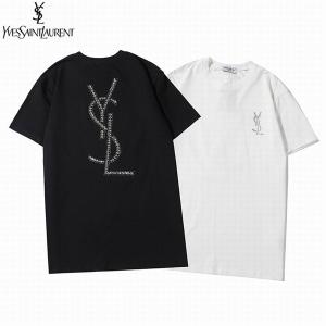 センス良く描かれたTシャツでデイリーユースにぴったりな一枚 Saint Laurent コピー サンローラン 半袖