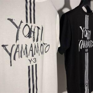 程良くゆるさのあるシルエットと柔らかなさらりとした素材感 Y-3 ロゴ コピー 山本耀司 半袖ｔシャツ