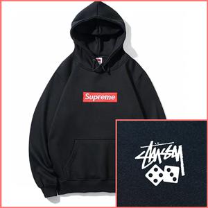 今年人気の定番カラー シュプリーム パーカー 激安 SUPREME × Stussy 今の時季から活躍してくれる