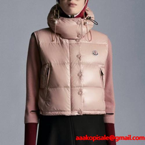 超人気美品MONCLER モンクレール 偽物 女性用ダウンベスト ショート
