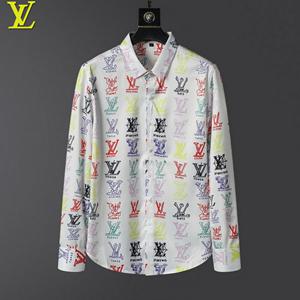 人気定番豊富な LOUIS VUITTON ヴィトン 激安 シャツ ロゴプリントに合わせ カジュアルなスタイル