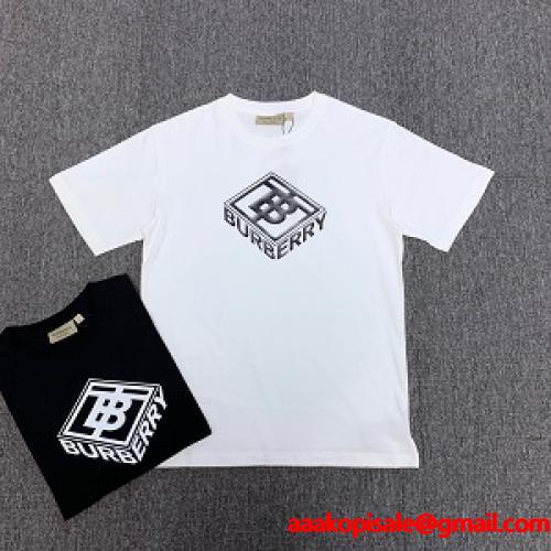 カップル コーデ デザイン Tシャツ コピー ソフトな肌触りburberry バーバリー