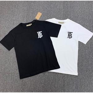 BURBERRY シンプルでスタイリッシュ 丸首ネック Tシャツコピー 若くて元気で個性的  バーバリー