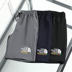 在庫品薄人気商品 Guccl x The North Face ノースフェイスコピー ショートパンツ 通気性が優れ お洒落上級者な装い