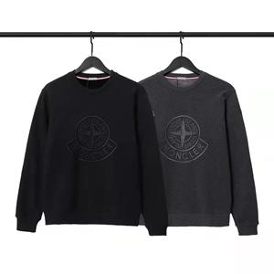 MONCLER x STONE ISLAND ストーンアイランドコピーパーカー 品質保証 裏起毛メンズ クルーネックプルオーバー