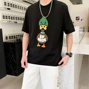 お洒落上級者必見の逸品 LOUIS VUITTONコピー半袖tシャツ 高品質の偽物 エンブロイダリー 遊び心溢れる男女兼用