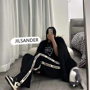 日本でも大人気のモデル JILSANDER ジルサンダースウェットパンツ偽物 男女兼用 有名セレブが着用 高品質激安