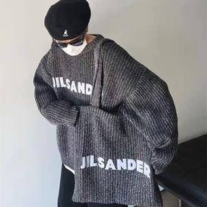 今手に入れたい JIL SANDER ジルサンダー偽物セーター+バッグ バランスの取れたコーデスタイル オーバーサイズ