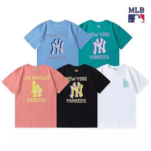 MLB Korea エムエルビーコリア 激安半袖tシャツ 多色展開 ベーシックデザイン シンプルで着心地よい 男女兼用