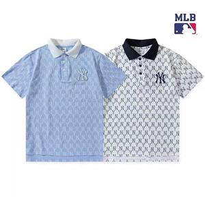 春夏にぴったりなカラー MLB Korea エムエルビーコリア偽物 半袖ポロシャツ ユニセックス サラサラ感が良い