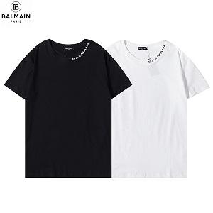 着こなし無地半袖バルマンｔシャツコピー BALMAIN シンプルなスタイル素敵な上品超希少！ルーズな抜け感