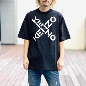 今季の人気アイテム限定セール KENZO Sport「Big X」 激安ケンゾー半袖Tシャツ 2色展開 オーバーサイズ男女兼用