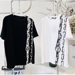 Tシャツ/ティーシャツ 絶対に抑えておきたいトレンド 2色可選 ルイ ヴィトン 最速！流行スタイル LOUIS VUITTON_ルイ ヴィトン LOUIS VUITTON_ブランド コピー 激安(日本最大級)