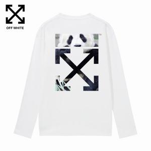 注目のブランドおすすめ Off-White オフホワイト 長袖Tシャツ 2色可選 春夏トレンド先取り_Off-White オフホワイト_ブランド コピー 激安(日本最大級)