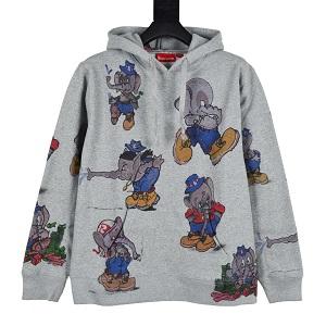 今年トレンドの着こなし Supremeコピー 22FW Elephant Hooded パーカー大絶賛の履き心地! シュプリームの魅力秋冬のマストアイテム