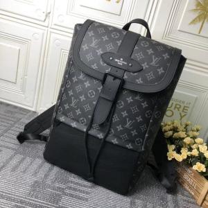 新作 肌触りのいい ルイ ヴィトンM45913 Saumur リュック、バックパック Monogram Eclipse LOUIS VUITTON_ルイ ヴィトン LOUIS VUITTON_ブランド コピー 激安(日本最大級)