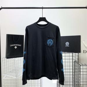 今度こそ完売！クロム ハーツ スーパー コピーchrome hearts 長Ｔシャツコピーメンズコットン通気性抜群