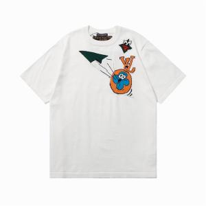 夏の買い必須！ Tシャツ/ティーシャツ 素晴らしい春夏の新作 ルイ ヴィトン LOUIS VUITTON スタイルアップ見えなシンプル_ルイ ヴィトン LOUIS VUITTON_ブランド コピー 激安(日本最大級)