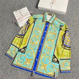 ヴェルサーチ VERSACE トレンドのチェック お目立ち度の高い新品 シャツ_ヴェルサーチ VERSACE_ブランド コピー 激安(日本最大級)