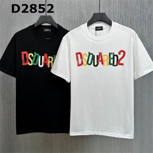 ディースクエアード DSQUARED2 コレクションが発表 半袖Tシャツ クラシックな雰囲気のトップス 2色可選_ディースクエアード DSQUARED2_ブランド コピー 激安(日本最大級)